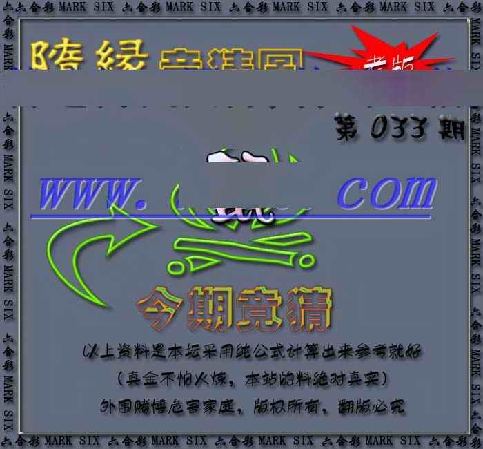 033期随缘—今期竟猜图[图]